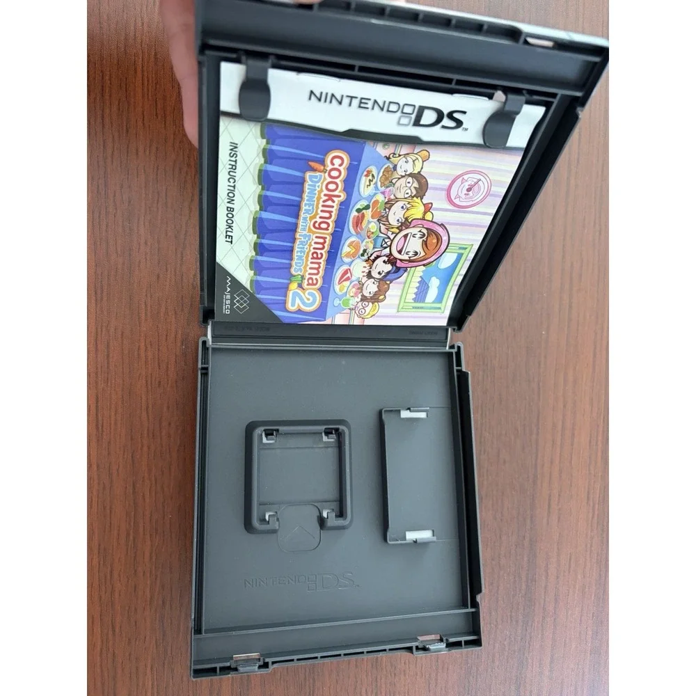 Nintendo Cooking Mama 2 Video Game Case And Booklet Only - NO CARTRIDGE